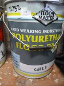 20L Tin of Grey Polyurethane Floor Paint