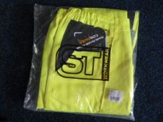 Hi-Vis Work Trousers (Yellow) Size: 34R by ST Workwear
