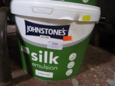 10L Tub of Brilliant White Silk Emulsion