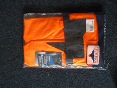 Contrast Bib & Brace (Orange) Size: L by Portwest