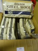Ten Packets of Colron Steel Wool