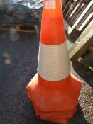 Four Traffic Cones