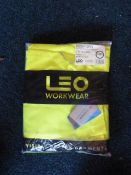 Polycotton Cargo Trousers (Yellow) Size: 44R by Leo Workwear