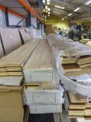 *Pallet of Lacquered Wood Veneer Flooring