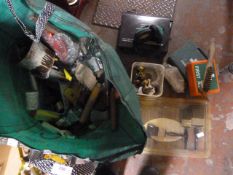 Bag of Assorted Tools, Door Furniture, First Aid B