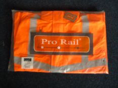 Hi-Vis Jacket (Orange) Size: L by Prorail
