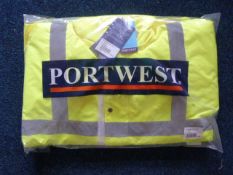 Breathable Traffic Jacket (Yellow) Size: Medium by Portwest