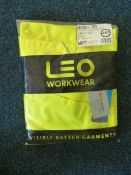 Polycotton Cargo Trousers (Yellow) Size: 44R by Leo Workwear