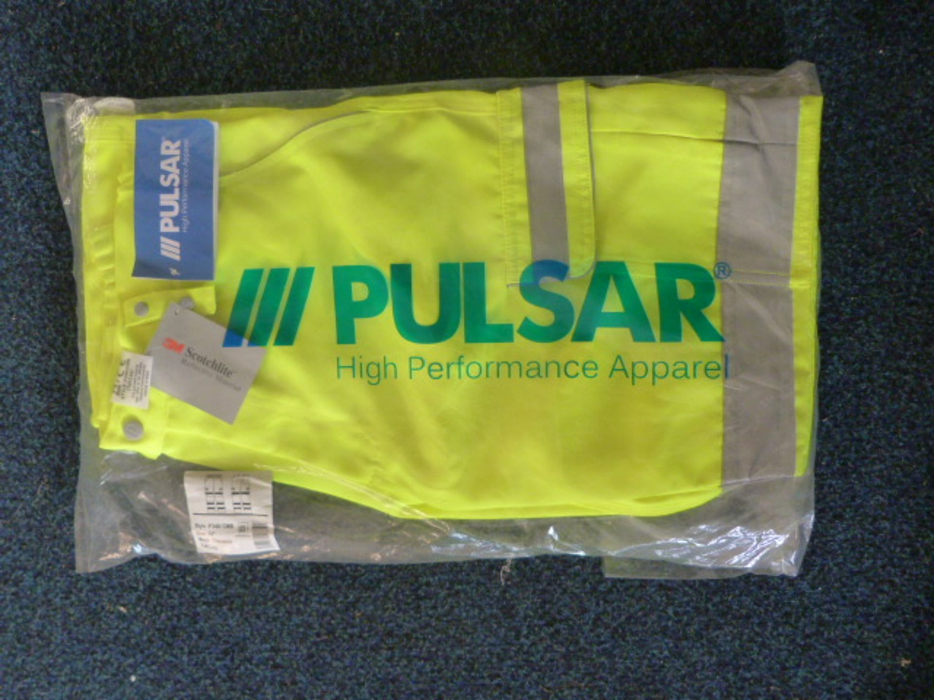 Hi-Vis Work Trousers (Yellow) Size: 32 by Pulsar