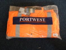 Traffic Bomber Jacket (Orange) Size: XL by Portwest