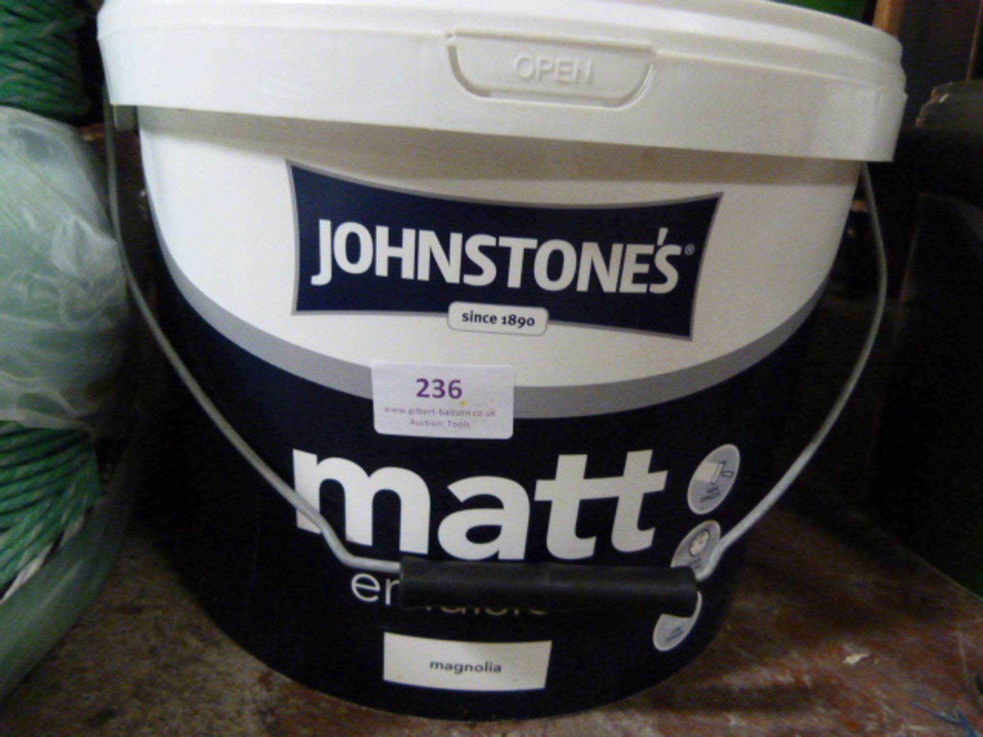 10L Tub of Magnolia Matt Emulsion