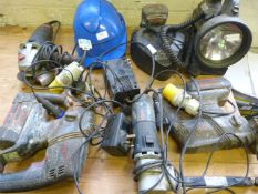 *Hardhat and Mixed Lot of Hand Tools Including Dri