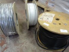 Three Spools of Assorted Cable
