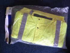 Hi-Vis Bomber Jacket (Yellow) Size: L