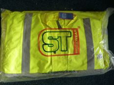 Hi-Vis Standard Parka (Yellow) Size: XXXL by ST Workwear