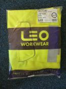 Polycotton Cargo Trousers (Yellow) Size: 44R by Leo Workwear