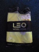 Polycotton Cargo Trousers (Yellow) Size: 44R by Leo Workwear