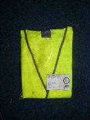 Hi-Vis Waistcoat with Sleeves (Yellow) Size: XL by Leo Workwear