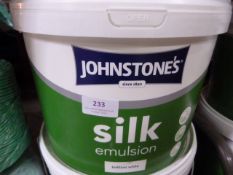 10L Tub of Brilliant White Silk Emulsion