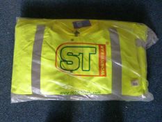 Hi-Vis Standard Parker (Yellow) Size: XXXL by ST Workwear