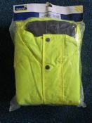 Hi-Vis Bomber Jacket (Yellow) Size: XL by Newlec