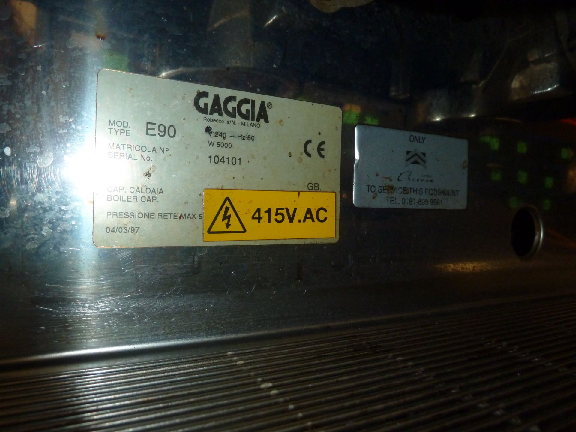 * Gaggia Coffee Machine Premium quality coffee machine, this machine comes with all original extras - Image 4 of 4