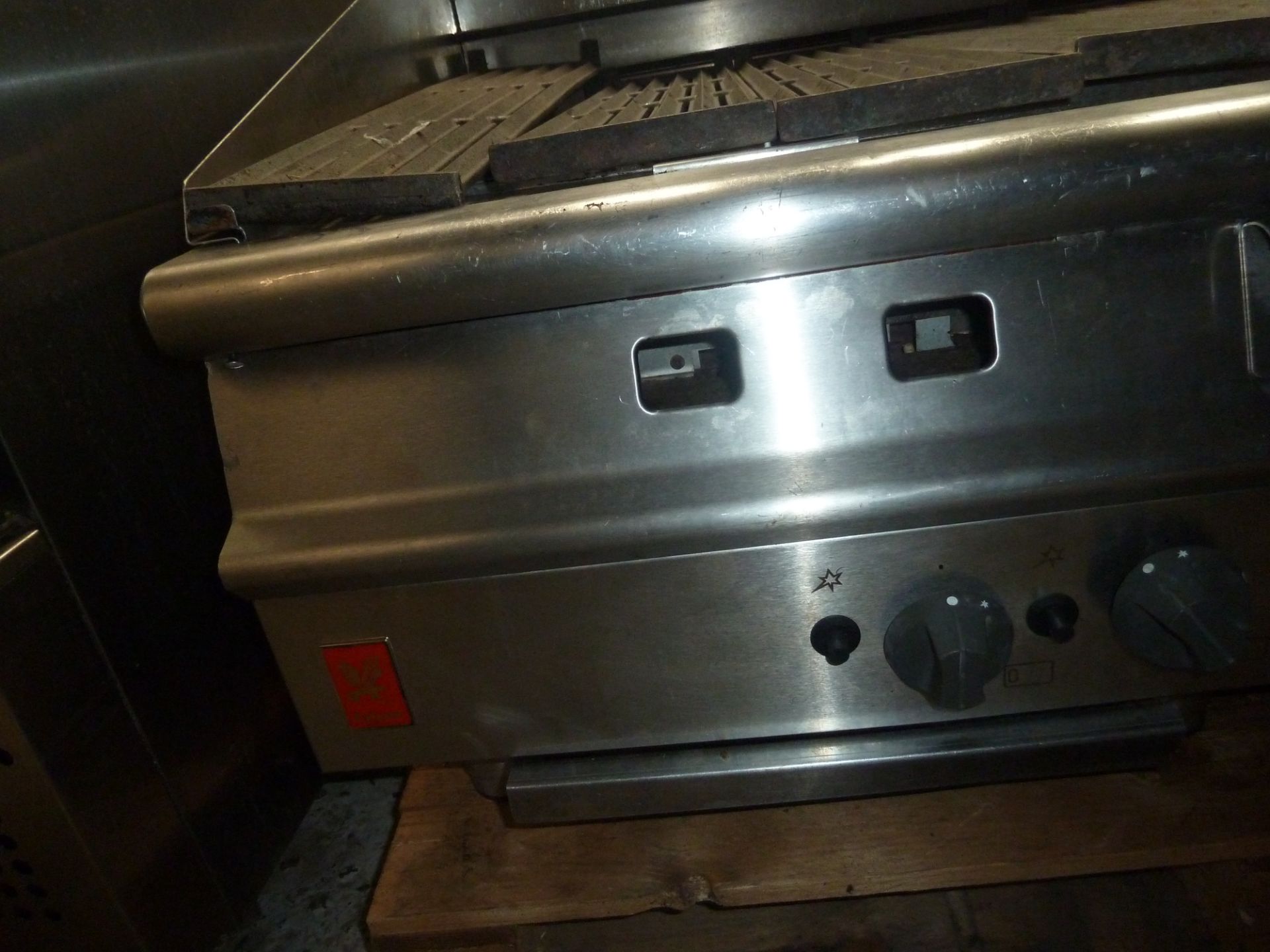 * 1200mm wide heavy duty falcon gas griddle good condition - Image 2 of 3