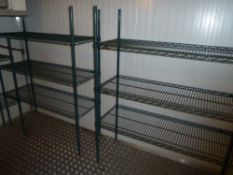 * Shelf racks, X6 (152L x 153H x 66D) - X2 (123H x 106L x 46D)