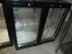 * Rhino double door back bar fridge 900 x 500 x 900