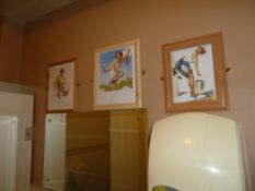 * Assortment of framed decorative pictures