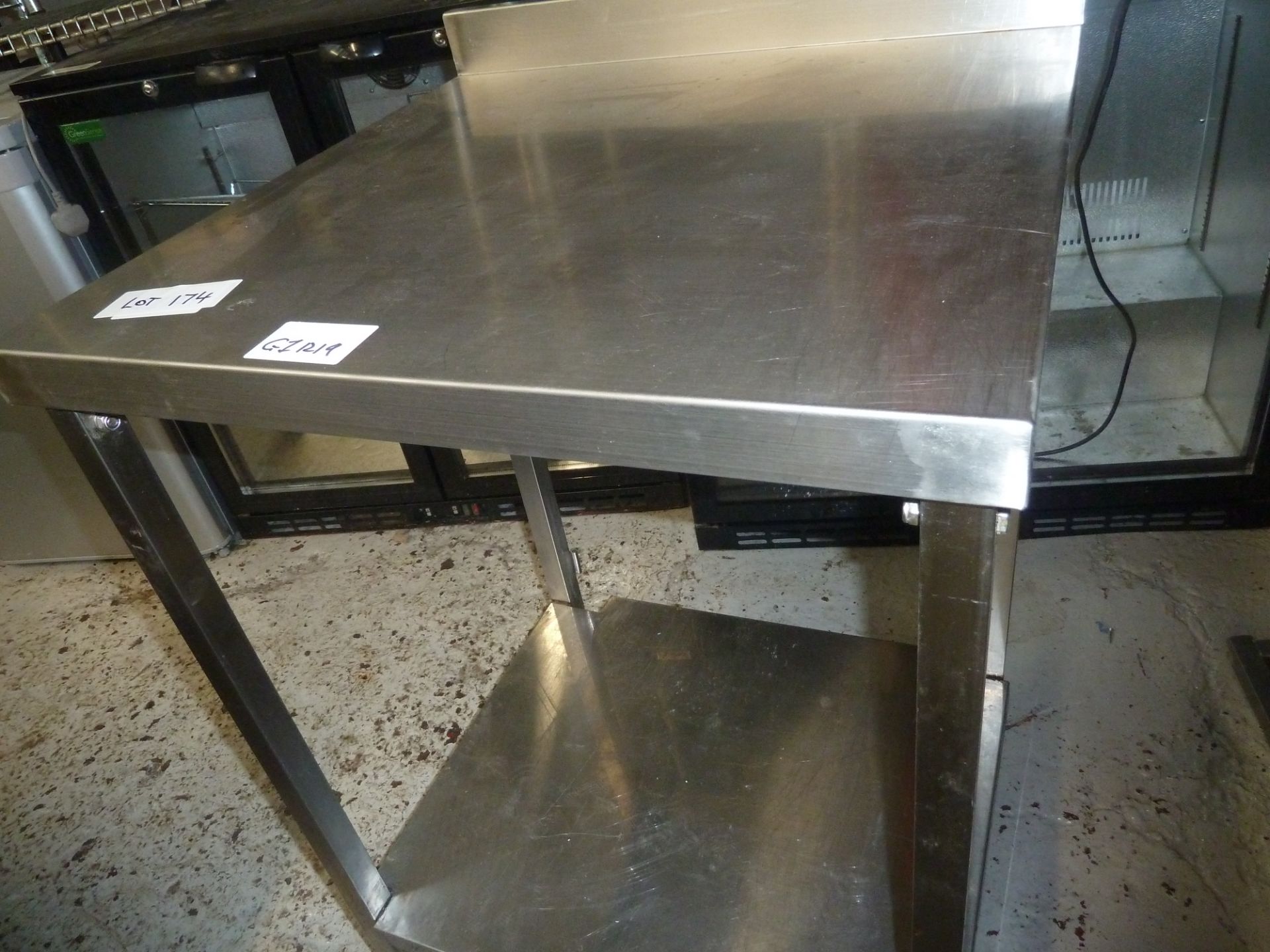 * Stainless steel bench 600 x 600 x 900 - Bild 2 aus 2