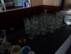 * 38 tumbler glasses