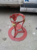 * Set of 9 high qaulity cast iron table bases (Red)