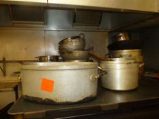 * Assortment of good quality kitchen pans