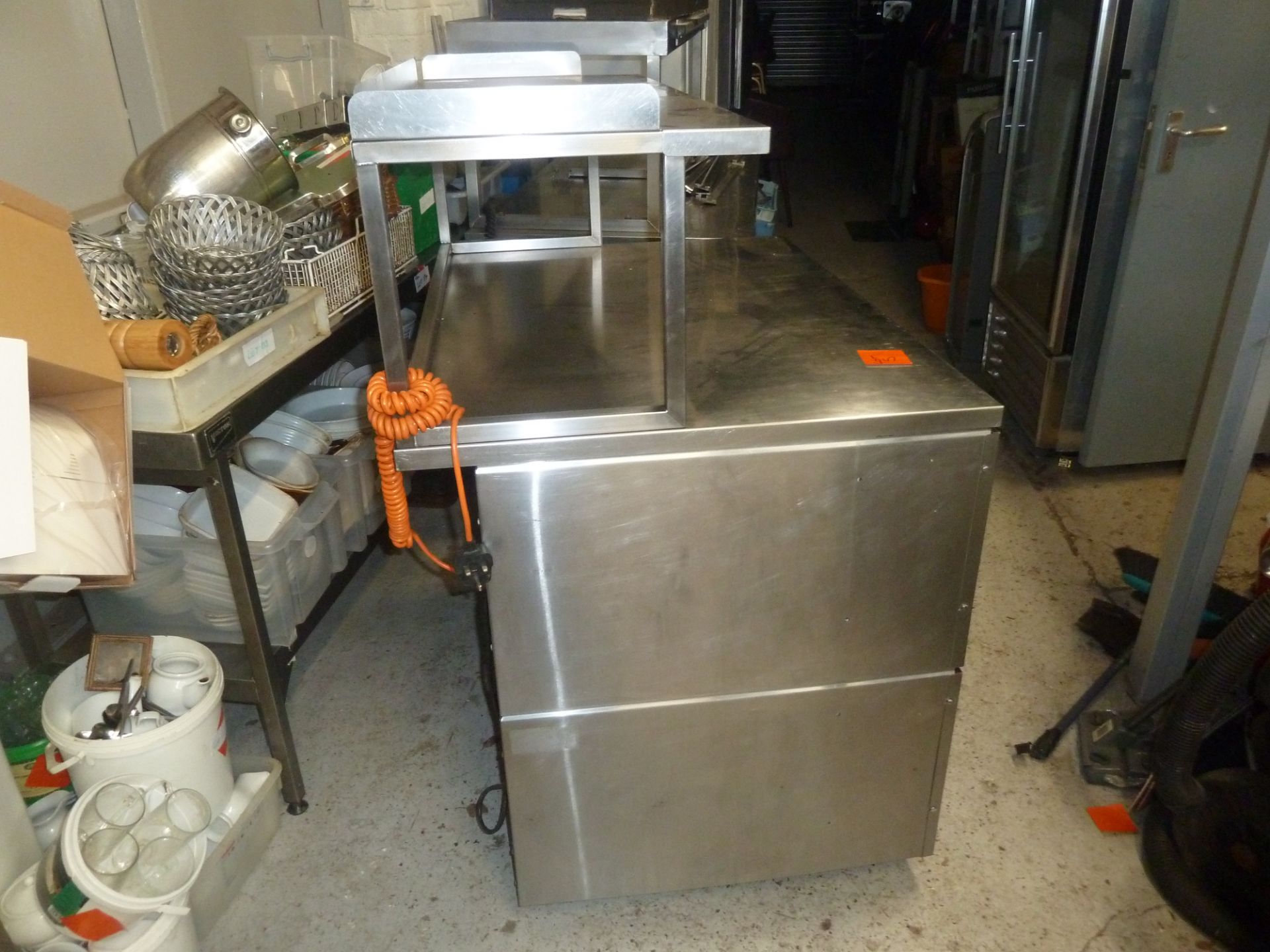 * Adande work bench with fridge drawers in good condition, bench also comes with an upper shelf/ - Image 6 of 6