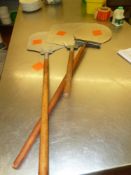 * Assortment of 3 good quality pizza paddles and utensils, all in good clean working order.
