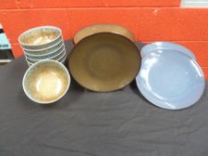 * Set of 28 plates & 13 bowls, all in excellent condition and very stylish