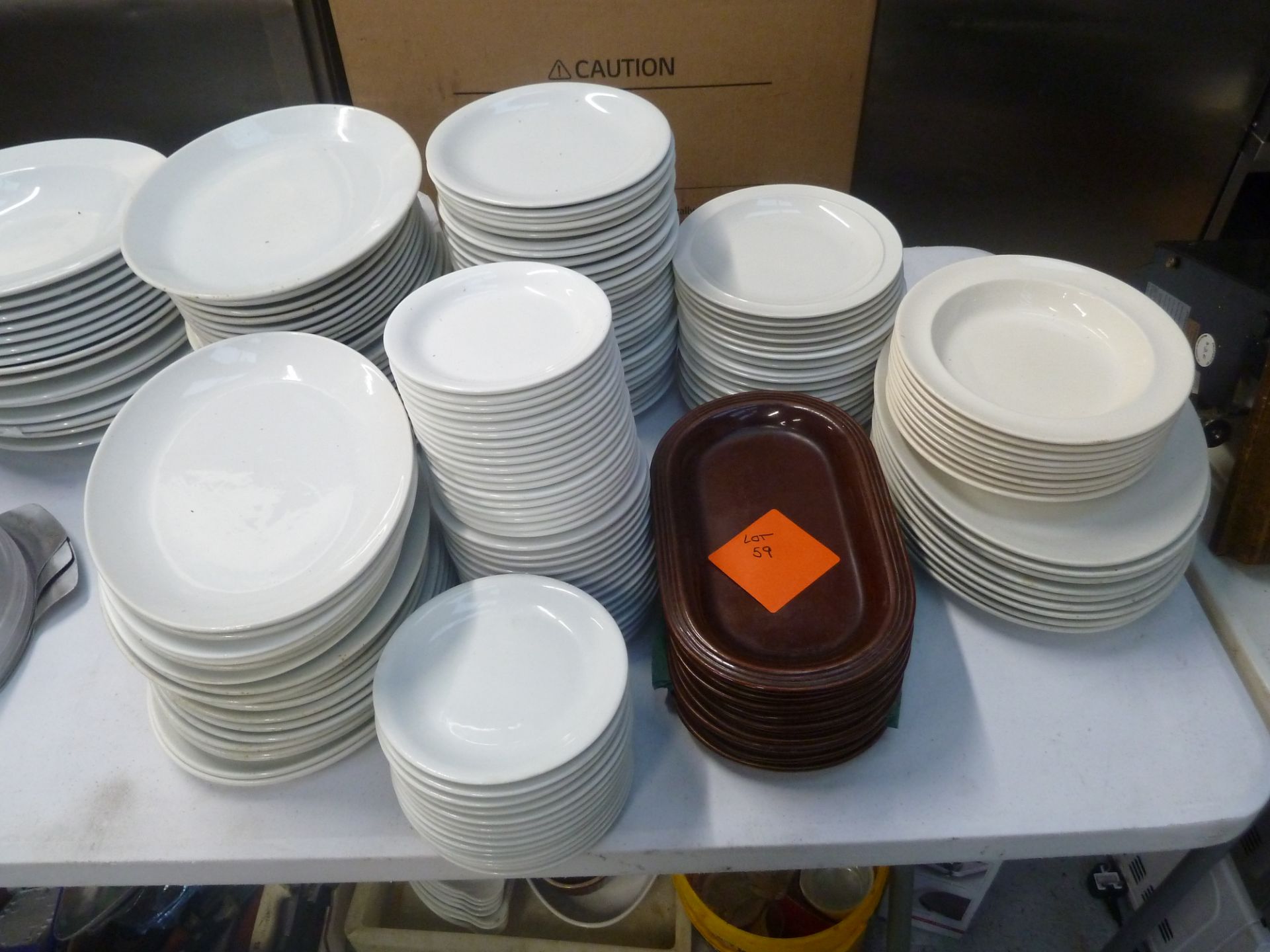 * Assortment of plates and bowls