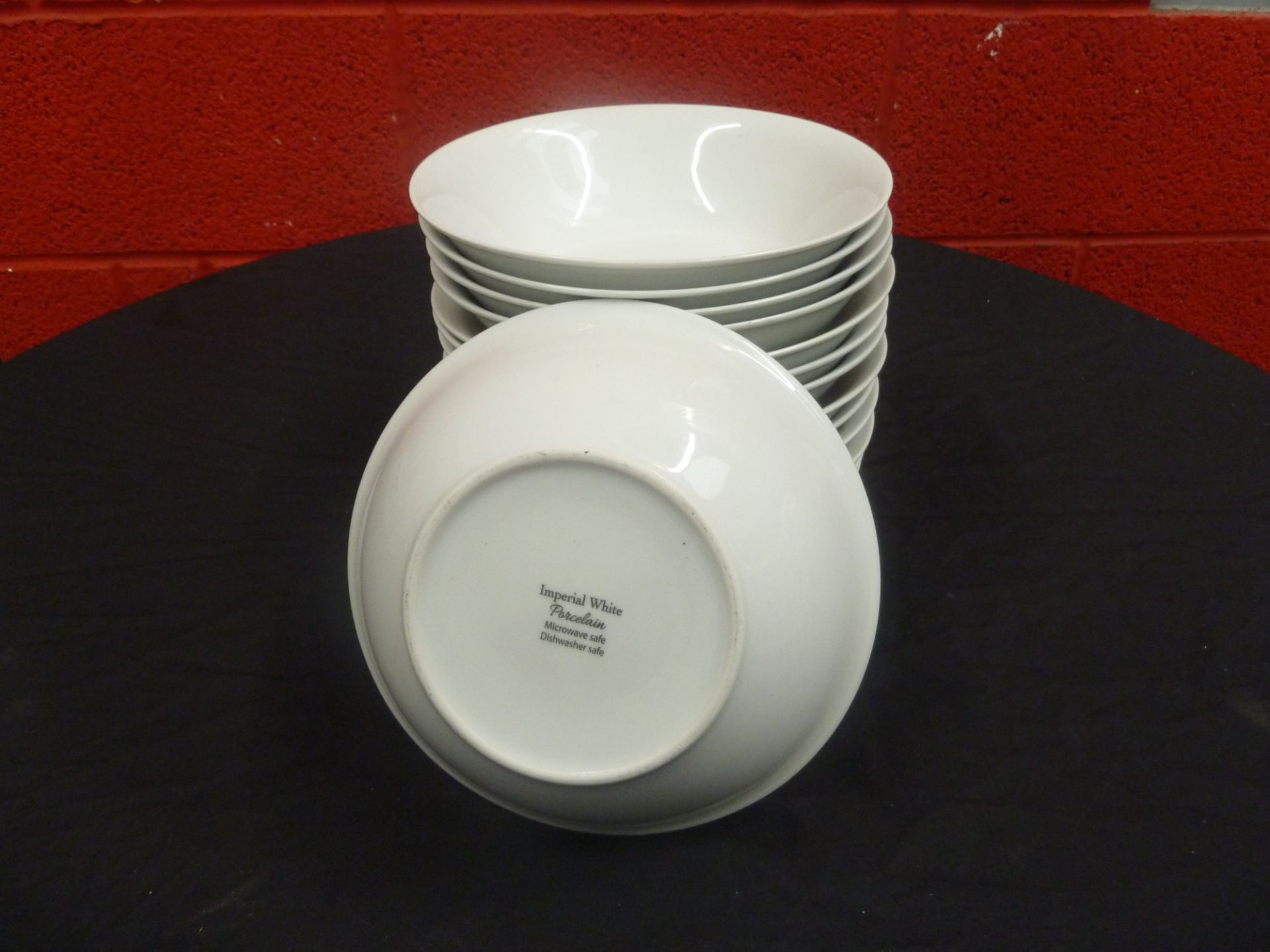 * 19 white pasta bowls, all in excellent condition with no chips / scratches - Bild 2 aus 2