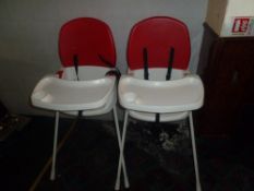 * Set of 2 childs high chairs