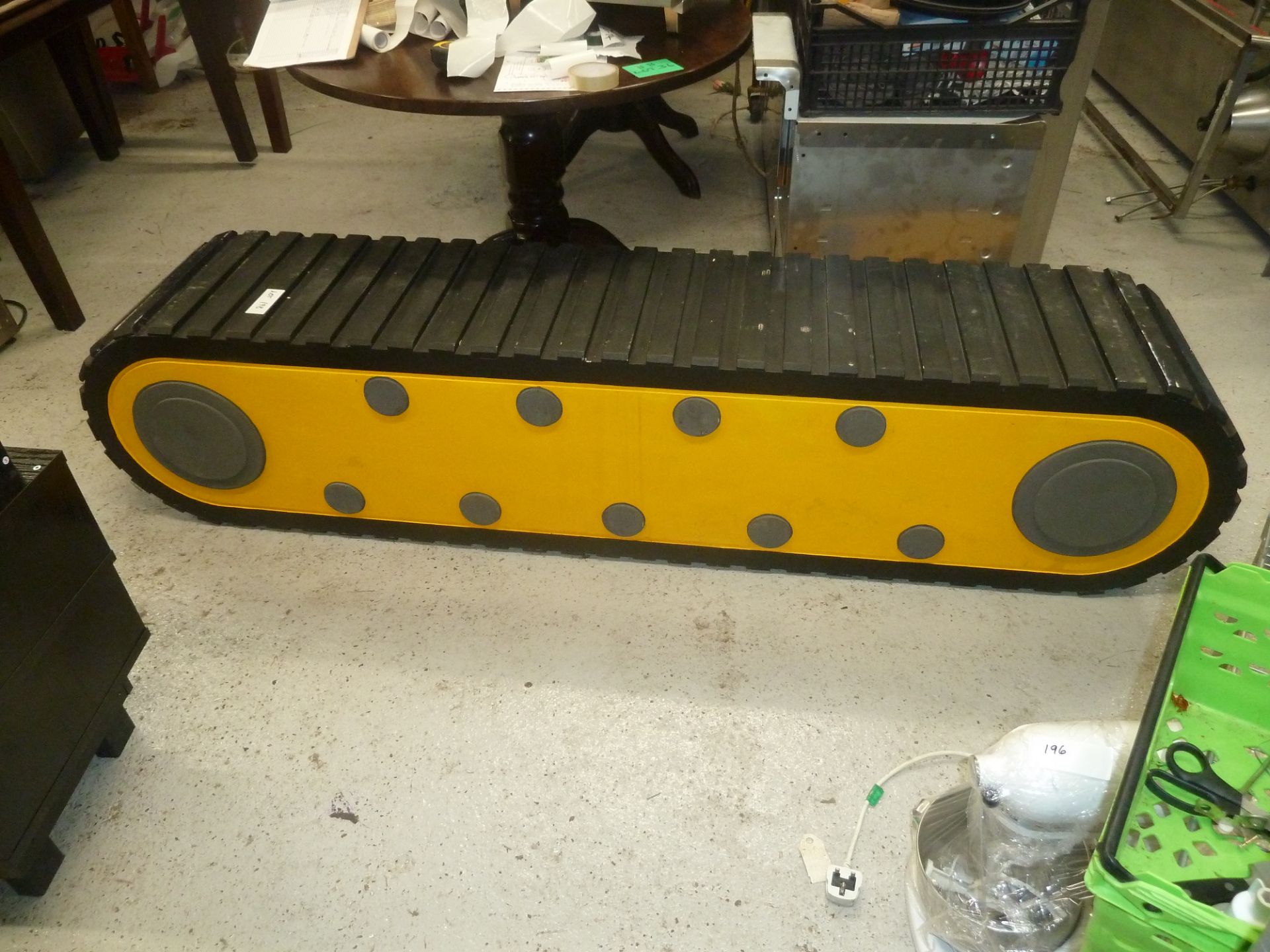 * bespoke made long bench - robot style 2100 x 400 x 500