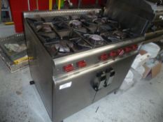 * Moorwood Vulcan 6 burner gas range