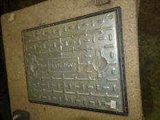 *Galvanised Inspection Cover with Surround 50x65cm