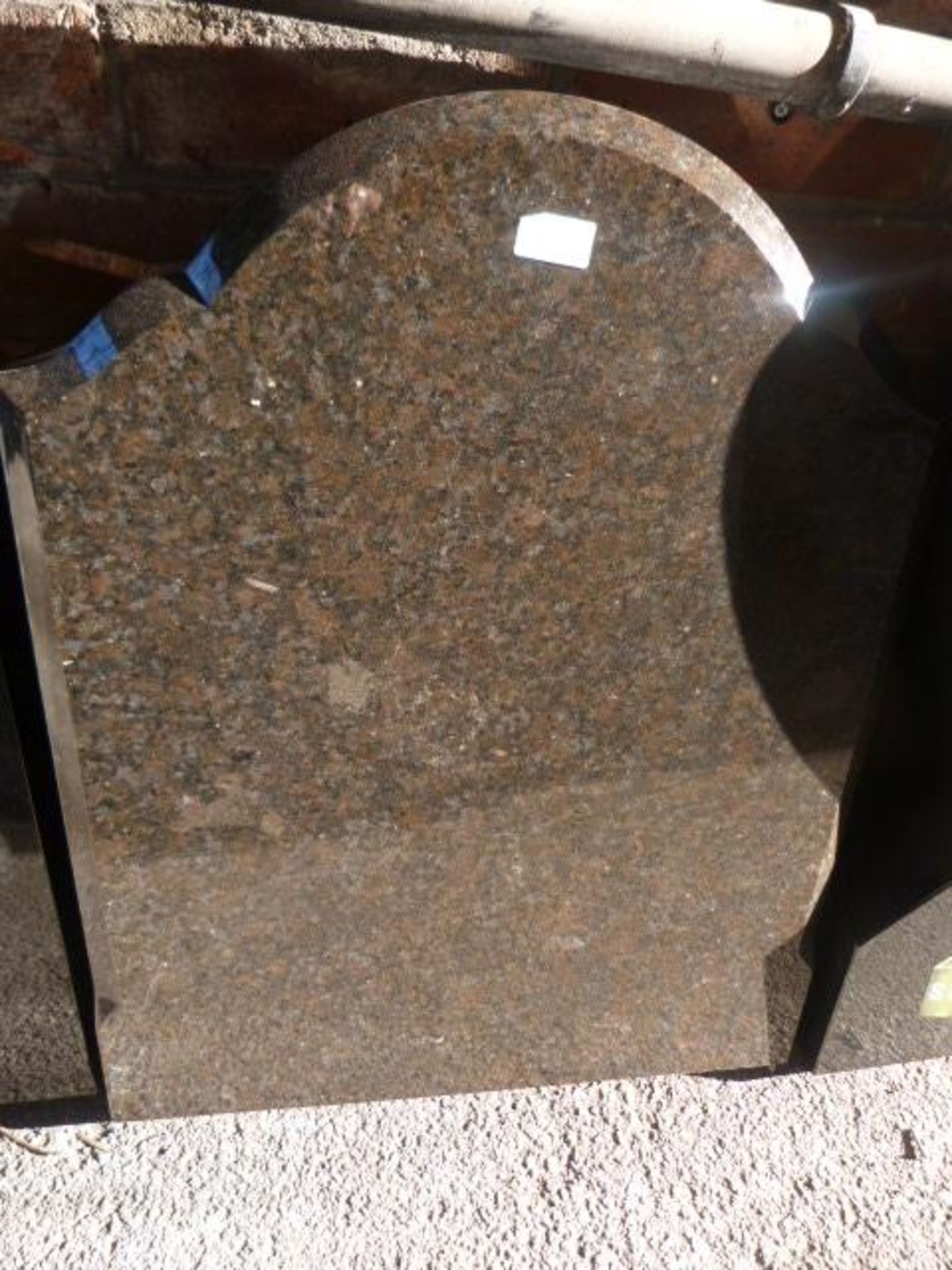 *Brown Marble Gravestone