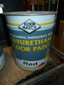 *20L Tin of Red Floormaster Paint