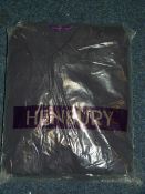 Six Henbury Mens Short Sleeved Polos (Navy) Size: XL