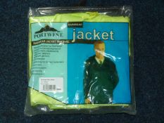 Portwest Rain Jacket (Yellow) Size: XL