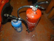 Powder and Water Fire Extinguishers