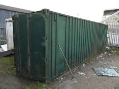 *20ft Steel Shipping Container (Can't be collected until Lot 1055 cleared)