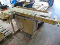 *Pine Workbench with Two Clamps
